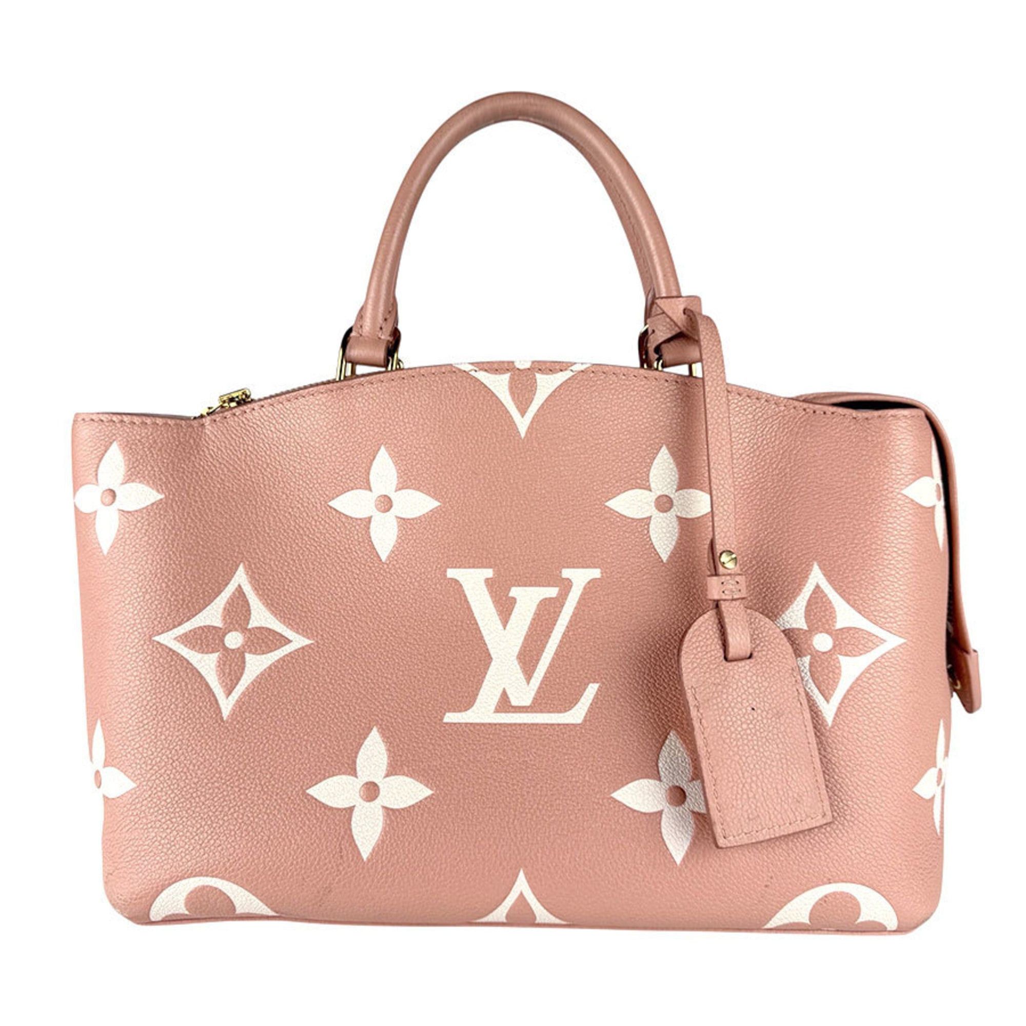 Louis Vuitton Louis Vuitton Monogram Empreinte Petit Palais PM Handbag/Shoulder Bag in Rose Trianon and Creme, Women's, M46353, Free Shipping, z8867 Size ONE SIZE - 1 Thumbnail