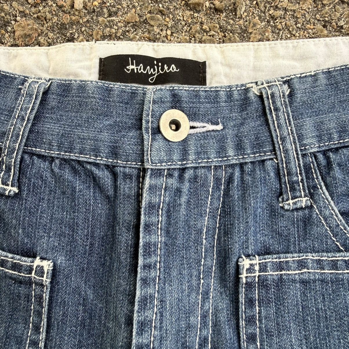 Japanese Brand W32 Vintage Hanjiva Bush Pants Faded Denim Jean Pants Size US 32 / EU 48 - 6 Thumbnail
