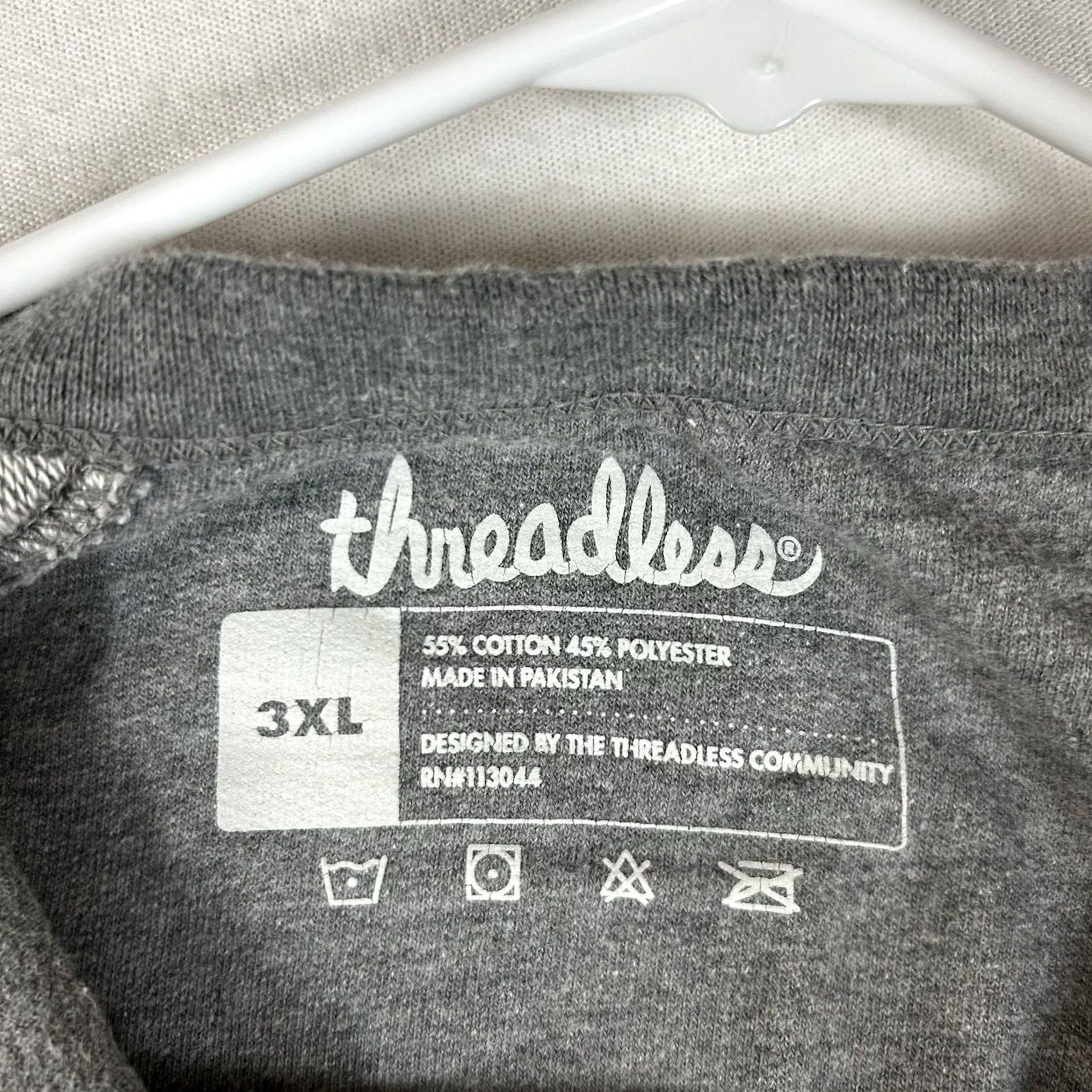 Threadless How To Kill A Mockingbird Long Sleeve Graphic Sweatshirt Mens 3XL Gray Casual Size XXL / US 16-18 / IT 52-54 - 3 Thumbnail