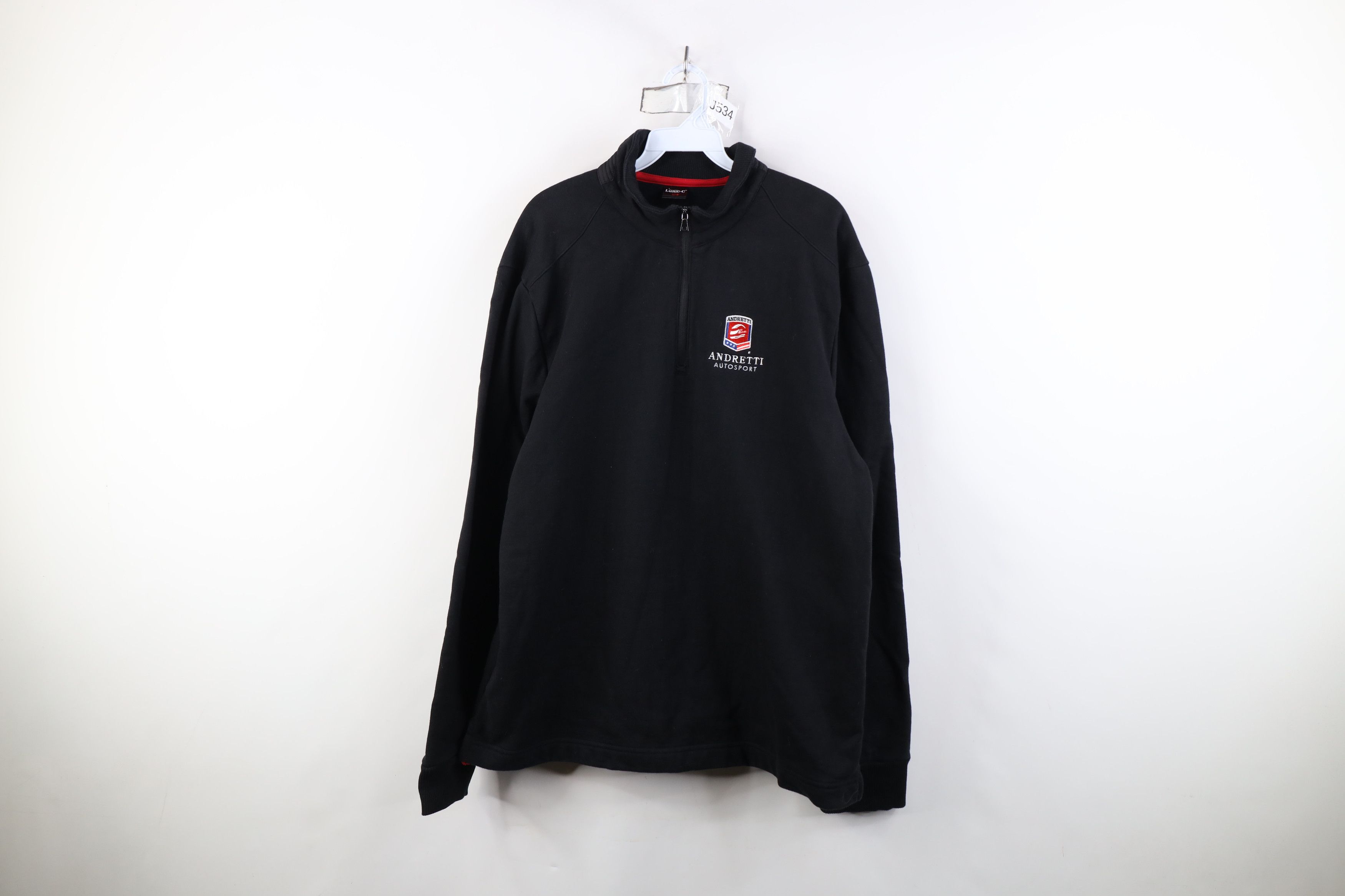 Vintage Andretti Autosport Indy Car Racing Half Zip Sweatshirt Black Size US XL / EU 56 / 4 - 1 Thumbnail