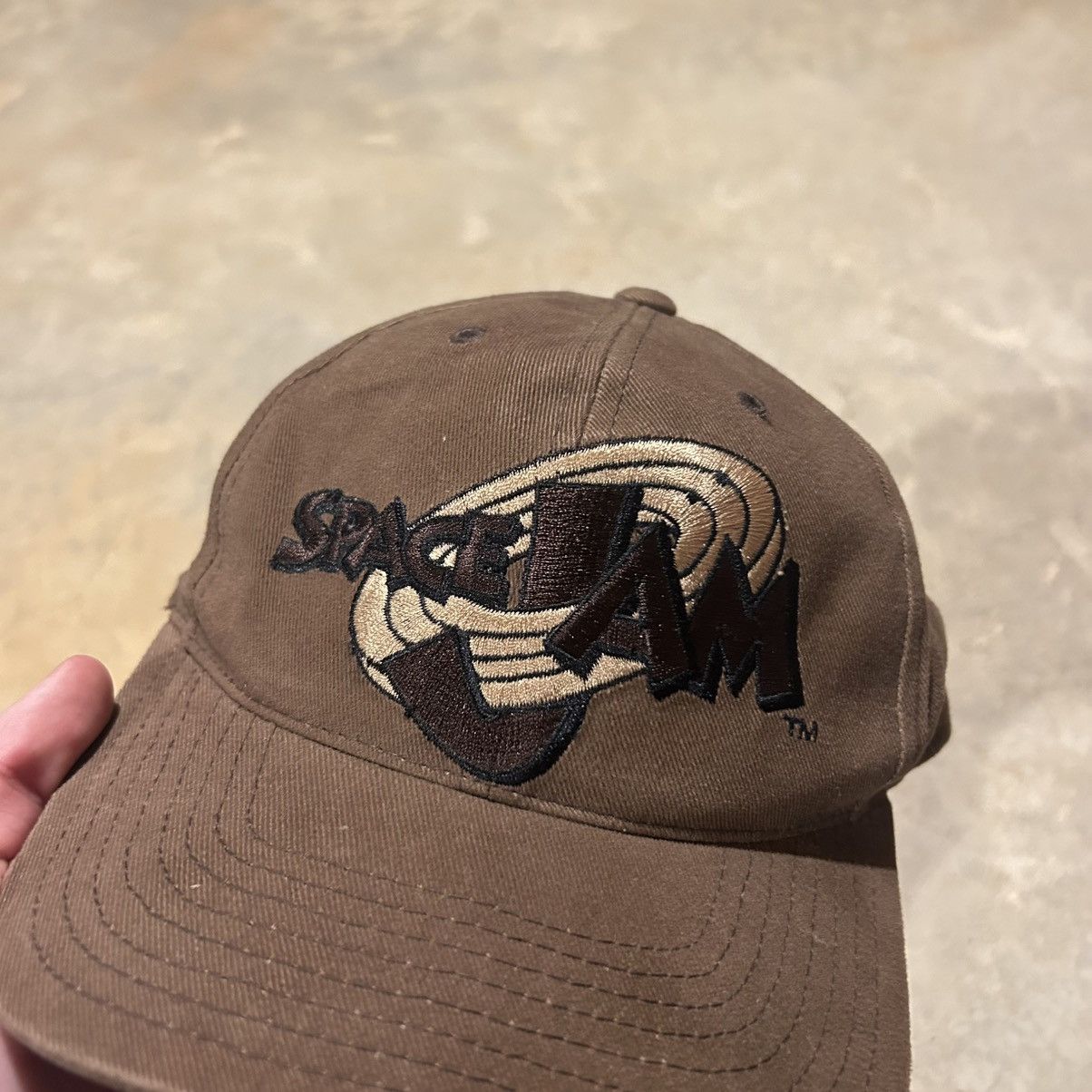 American Needle × Vintage Crazy Vintage 1996 American Needle Space Jam Snapback Hat Size ONE SIZE - 3 Thumbnail