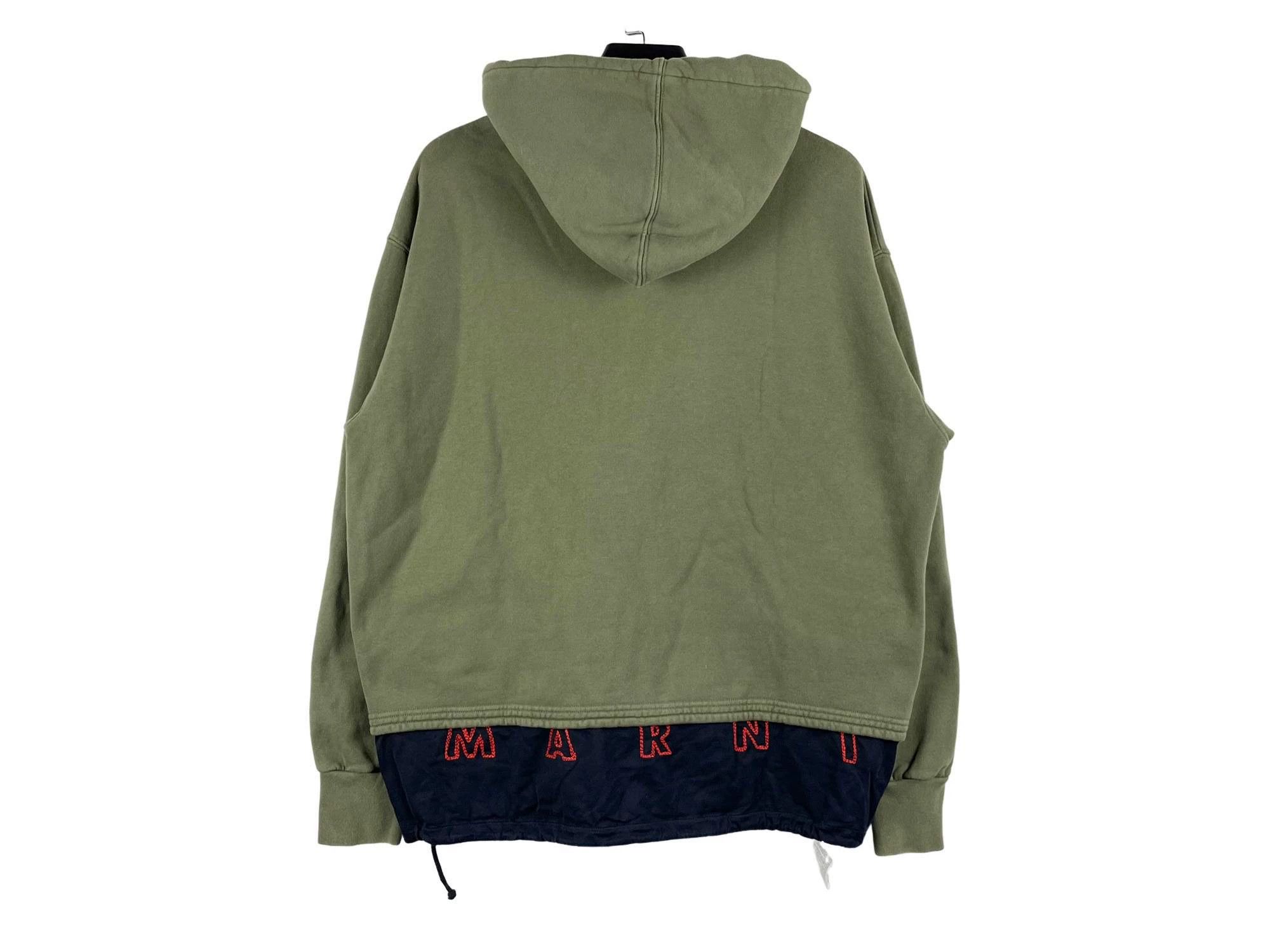 Marni Marni Color Block Drawstring Zip Hoodie Size 50 Size US M / EU 48-50 / 2 - 2 Thumbnail