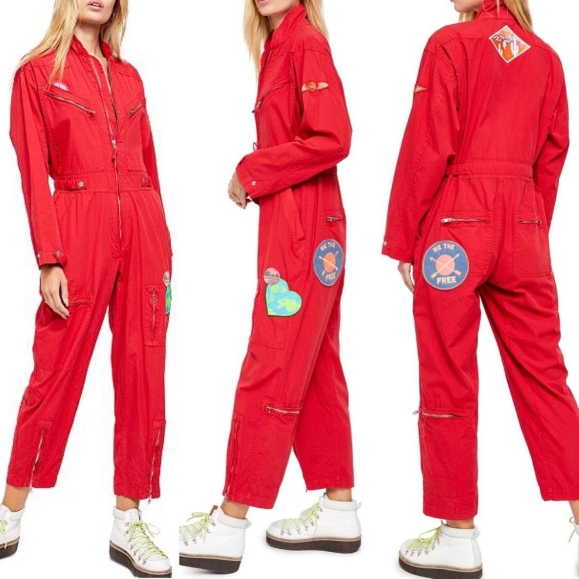 Free People Free People Lena Flight Jumpsuit Size 27" / US 4 / IT 40 - 1 Thumbnail