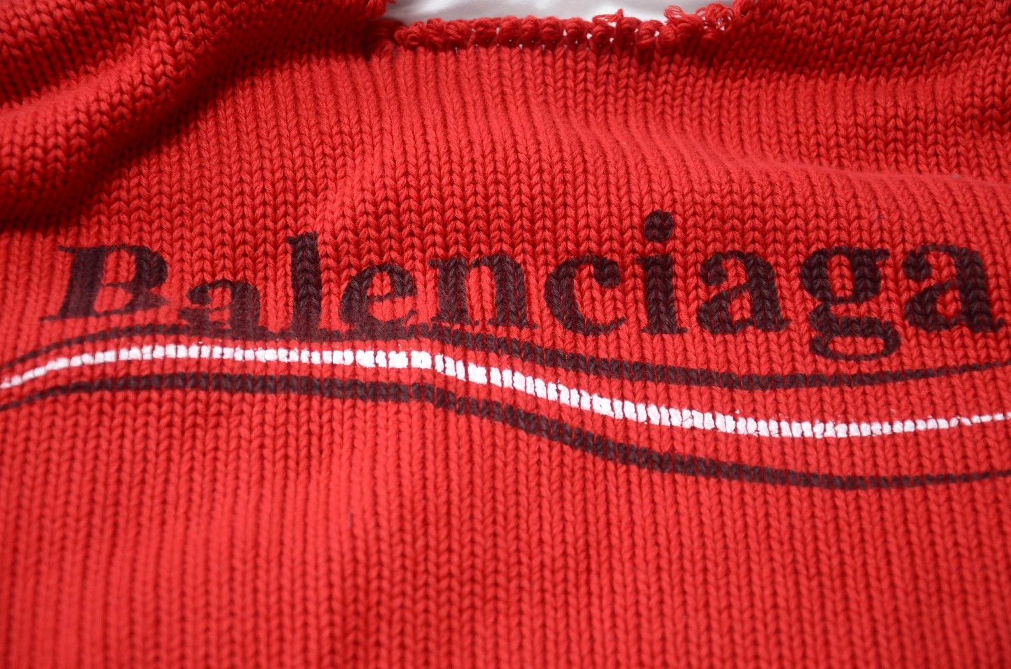 Balenciaga Balenciaga distressed Coca-Cola sweater jacket unisex Size US M / EU 48-50 / 2 - 6 Thumbnail