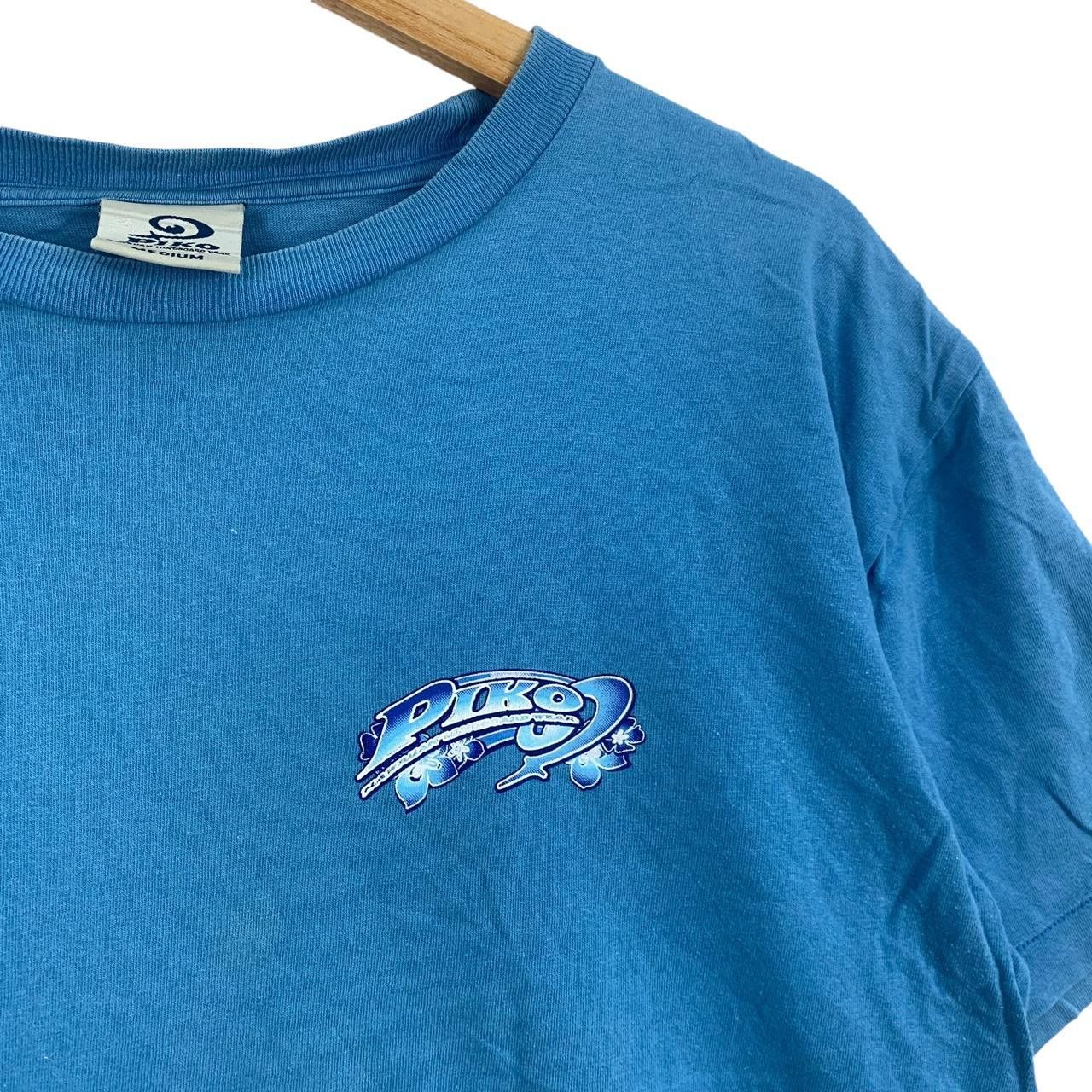 Vintage Vintage PIKO HAWAII SURF Longboard Floral Tee Shirt Size US M / EU 48-50 / 2 - 5 Thumbnail