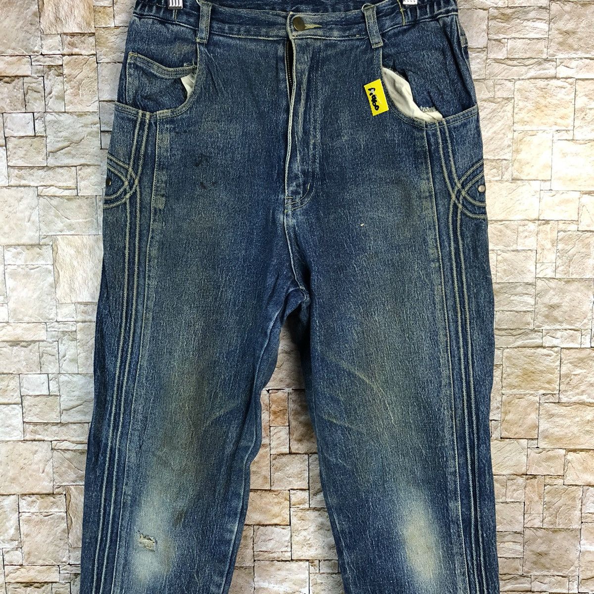 Japanese Brand Japanese Brand vintage Blue Denim Pants #A960 Size US 28 / EU 44 - 5 Thumbnail