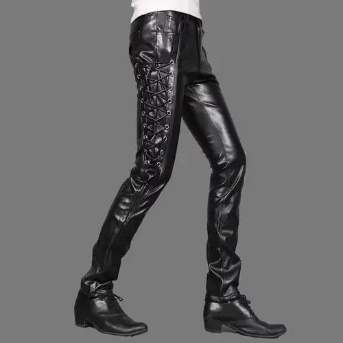 Japanese Brand × Vintage Handmade custom leather rare pants high fashion Size US 32 / EU 48 - 3 Thumbnail