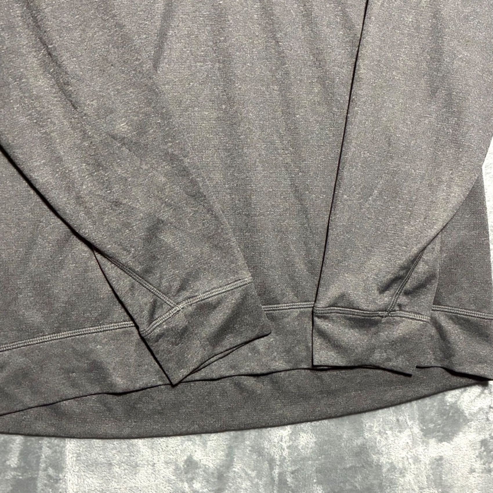 KJUS KJUS Pullover Shirt Gray 1/4 Zip Long Sleeve Men XL Athletic Golf Logo Crest Size US XL / EU 56 / 4 - 5 Thumbnail