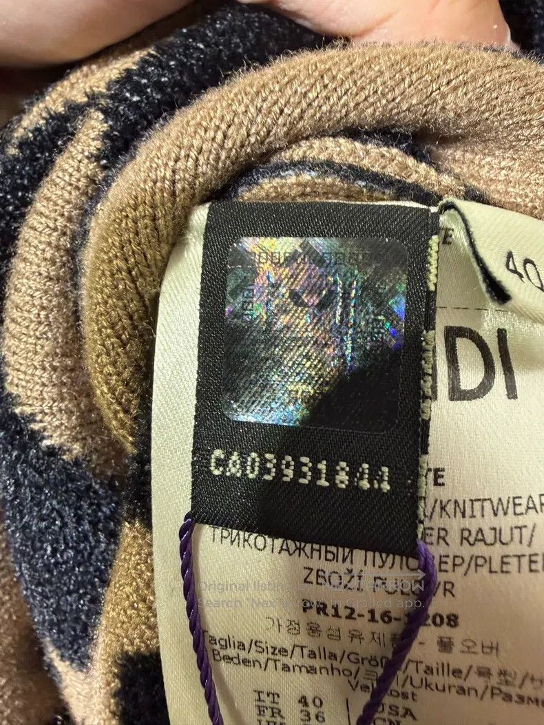 Fendi Fendi All-over Printed Vintage Floral Cashmere Cloak Sweat Size XS / US 0-2 / IT 36-38 - 5 Thumbnail