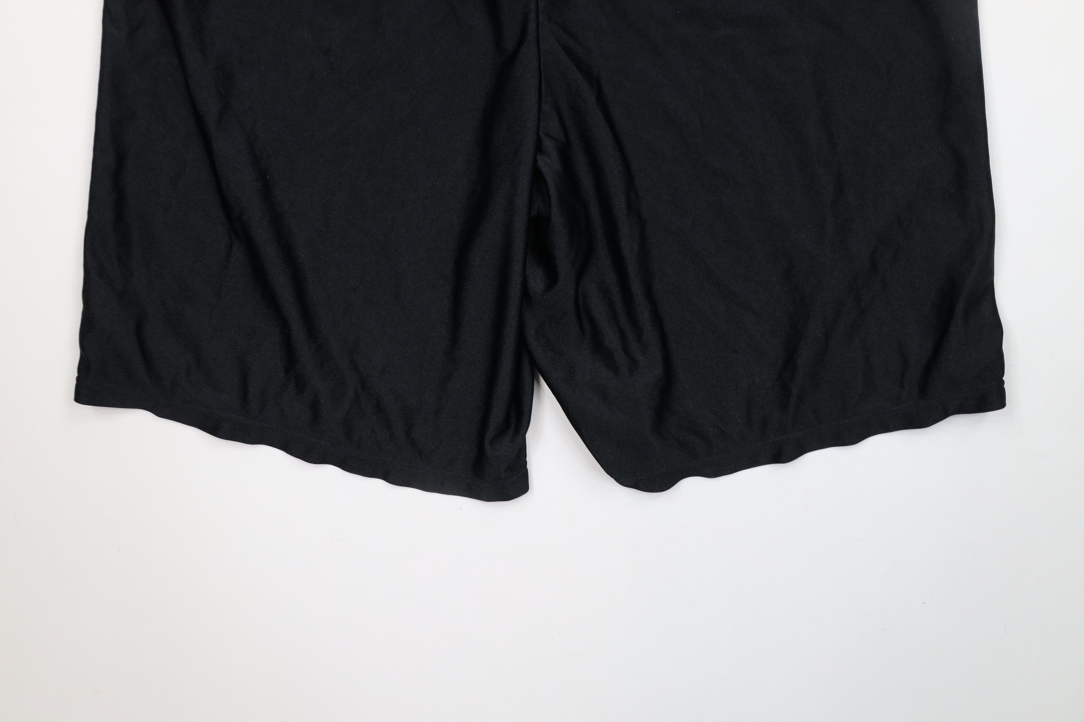 Nike × Vintage Vintage 90s Nike Mini Swoosh Gym Basketball Shorts Black USA Size US 34 / EU 50 - 11 Thumbnail