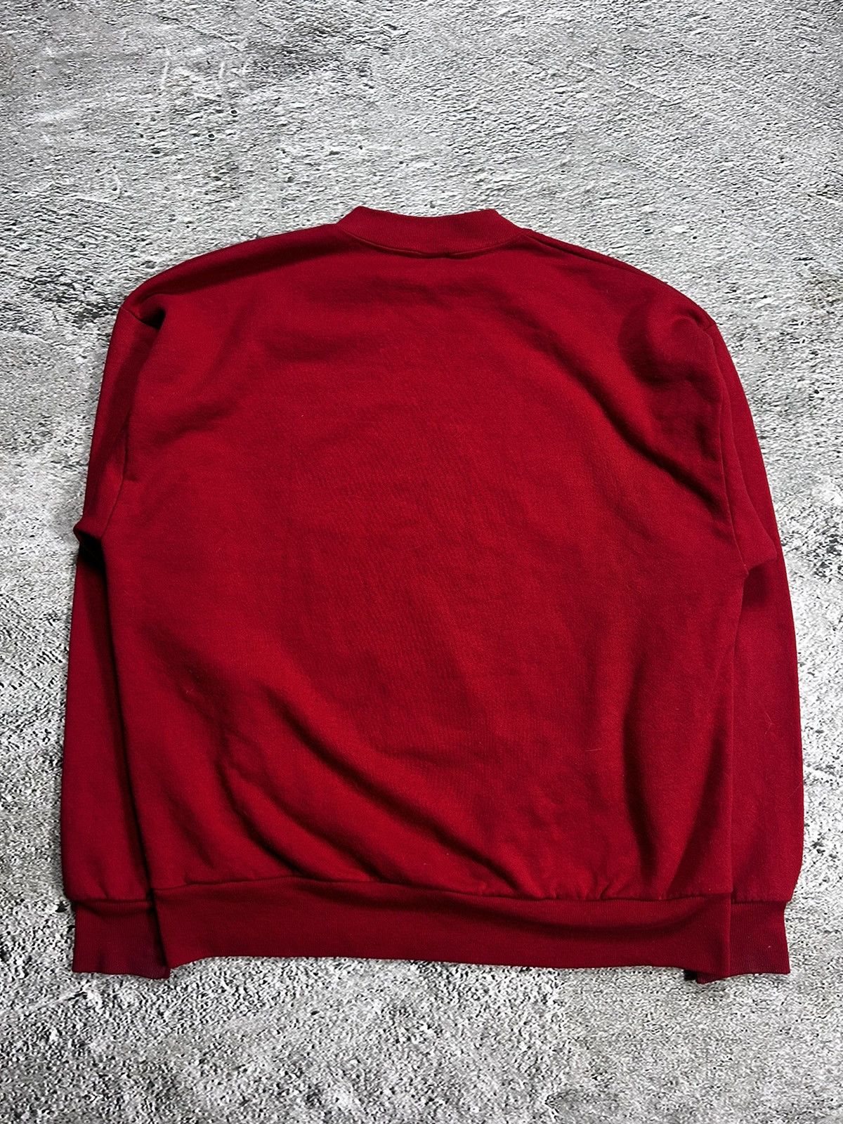 Jerzees × Vintage 90s Jerzees vintage sweatshirt red bellaire 1995 runners up Size US L / EU 52-54 / 3 - 4 Thumbnail