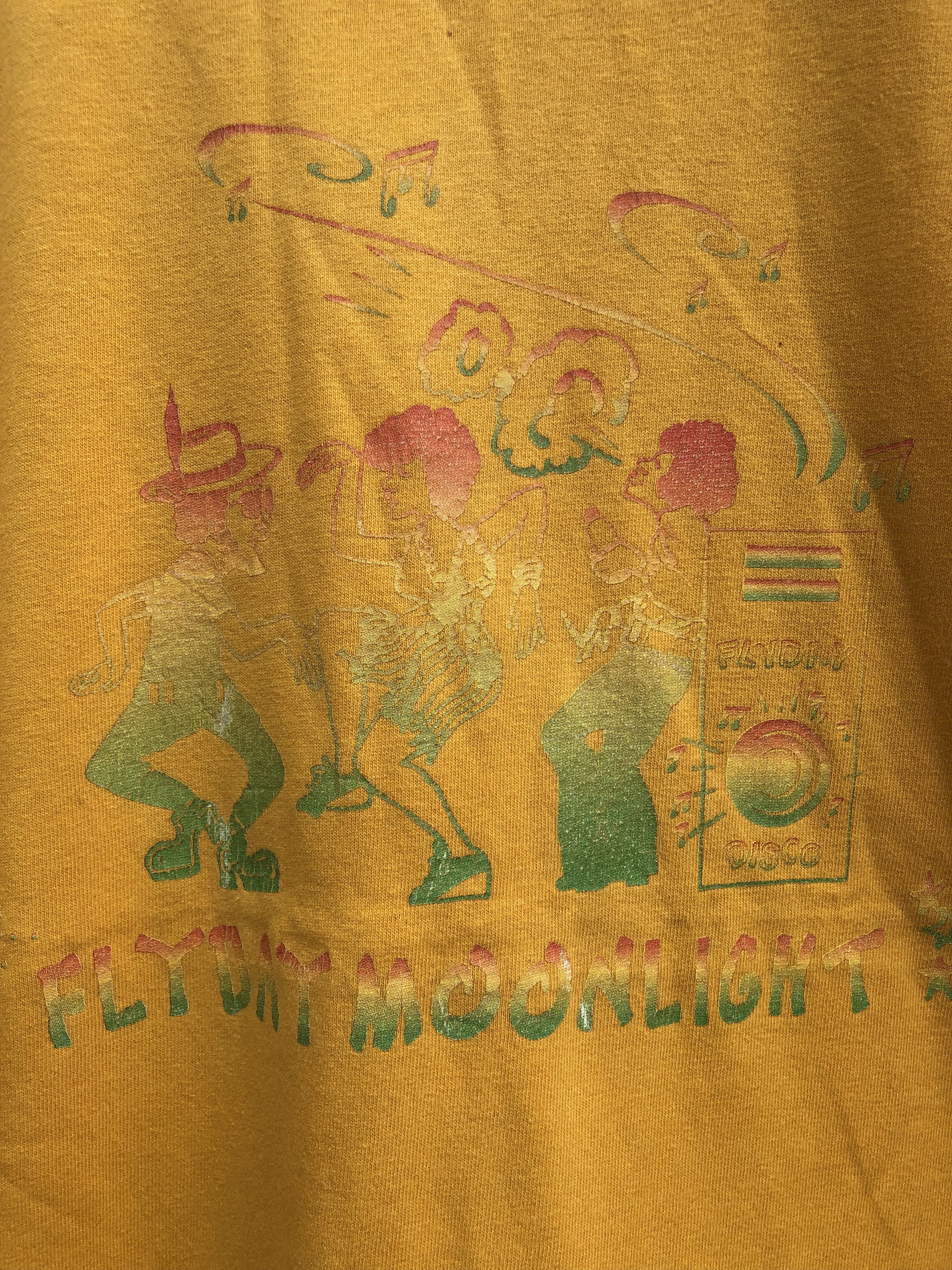 Japanese Brand RARE Vintage MACKDADDY Flyday Moonlight Tshirt Size US XL / EU 56 / 4 - 2 Thumbnail