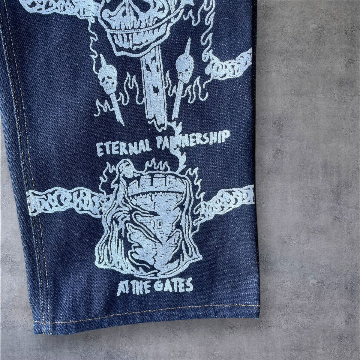 Warren Lotas VERY CLEAN WARREN LOTAS SABATA DENIM RAW INDIGO PANT SIZE 34 Size US 34 / EU 50 - 5 Thumbnail