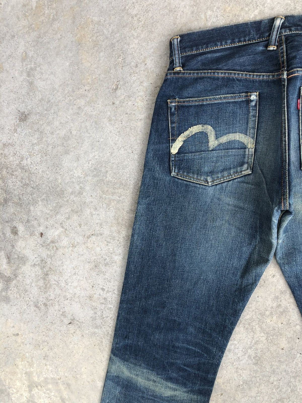 Evisu Vintage Evisu No 2 Distressed Jeans Selvedge Denim Size US 32 / EU 48 - 9 Thumbnail