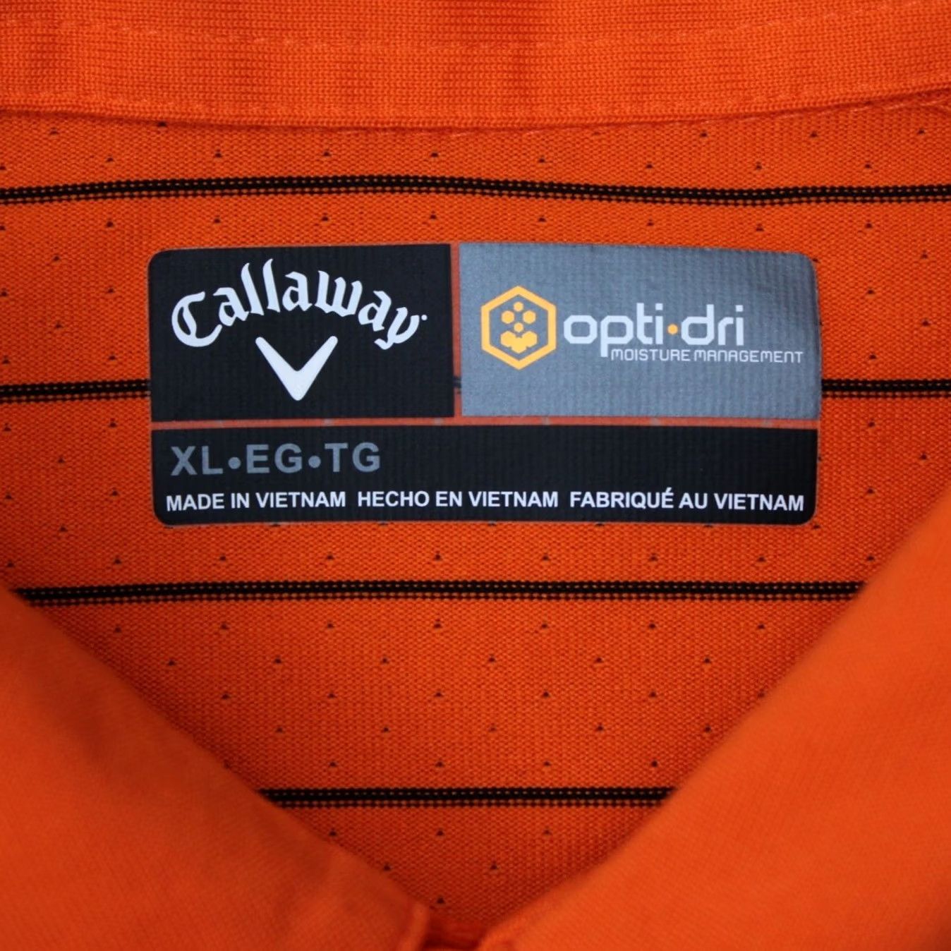 Callaway Callaway Opti-Dri Polo Shirt Mens XL Orange 100% Polyester Short Sleeve Golf Shirt Polo Shirt Nike? Size US XL / EU 56 / 4 - 7 Thumbnail