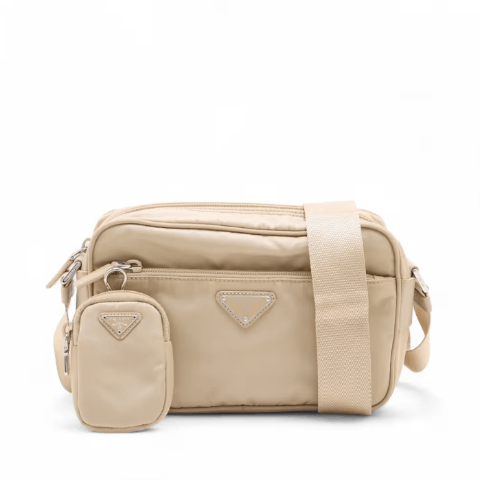 Prada Tessuto Nylon Leather Shoulder Bag Size ONE SIZE - 1 Thumbnail