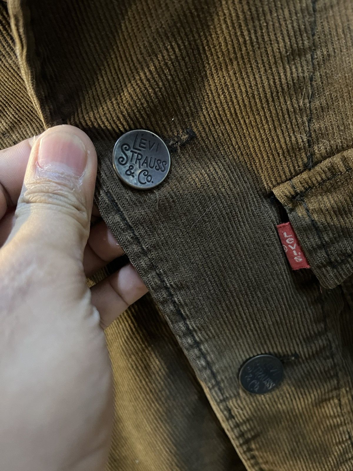 Levi's × Levi's Vintage Clothing × Vintage 🔥Vintage Levi's Corduroy Coat Jacket Size US M / EU 48-50 / 2 - 7 Thumbnail