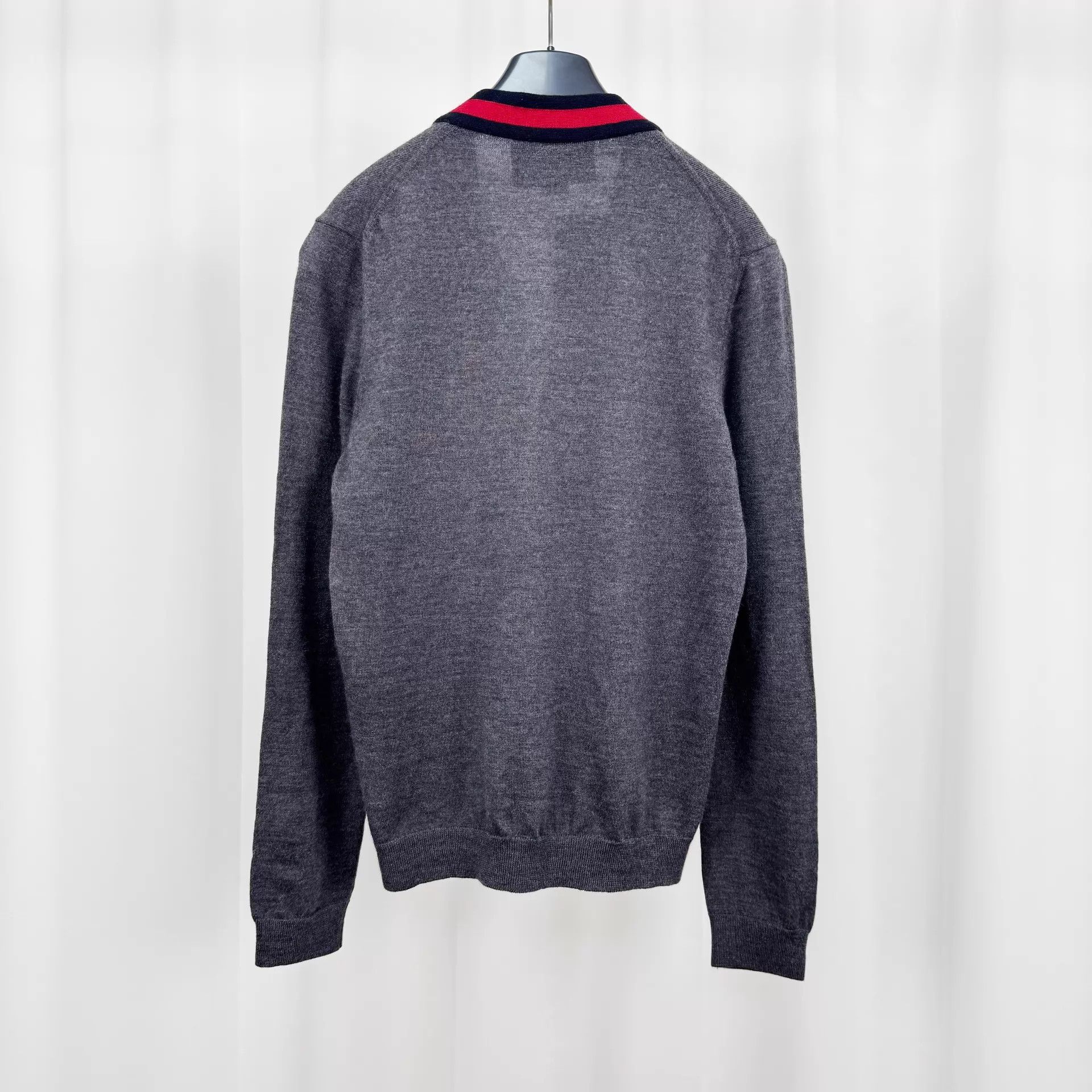 Gucci Gucci Stripe Webbing Wool Knit Cardigan S 99 New Size S / US 4 / IT 40 - 2 Thumbnail