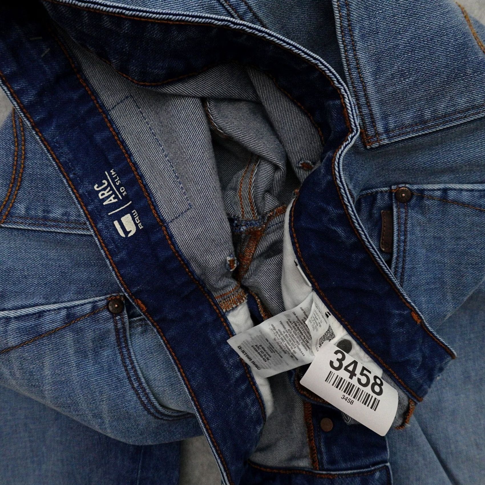 G-Star G-Star Arc Jeans Slim Blue Denim Mens 32 (32X27) 3D Slim Fit Jeans Size US 32 / EU 48 - 4 Thumbnail