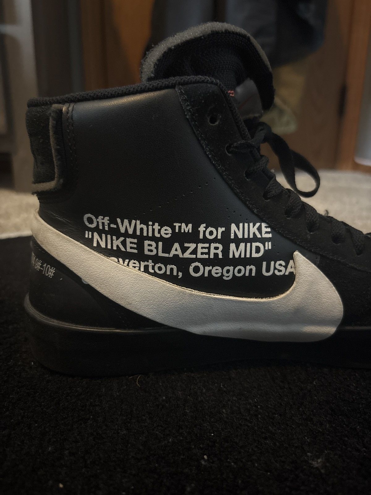 Nike × Off-White Off White Grim Reaper Blazer Size US 9 / EU 42 - 17 Thumbnail