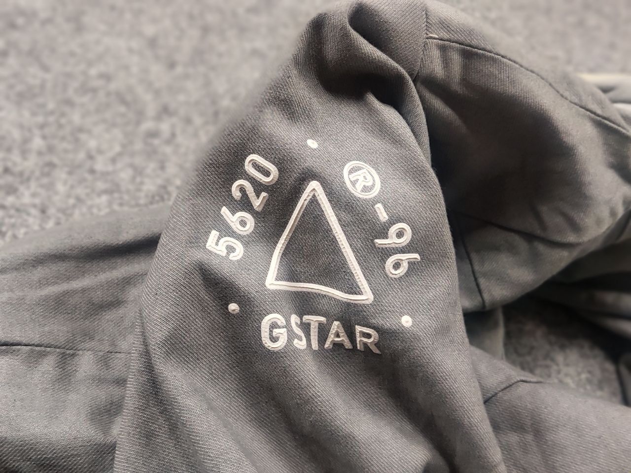 G-Star Vintage G Star Raw Gunner Zip Waxed Gray Cotton Biker Jacket Size M / US 6-8 / IT 42-44 - 14 Thumbnail