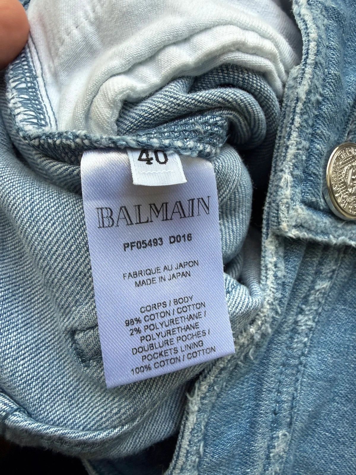 Balmain Balmain Moyen Jeans Distressed Retro High Rise size 40 Size 28" / US 6 / IT 42 - 15 Thumbnail