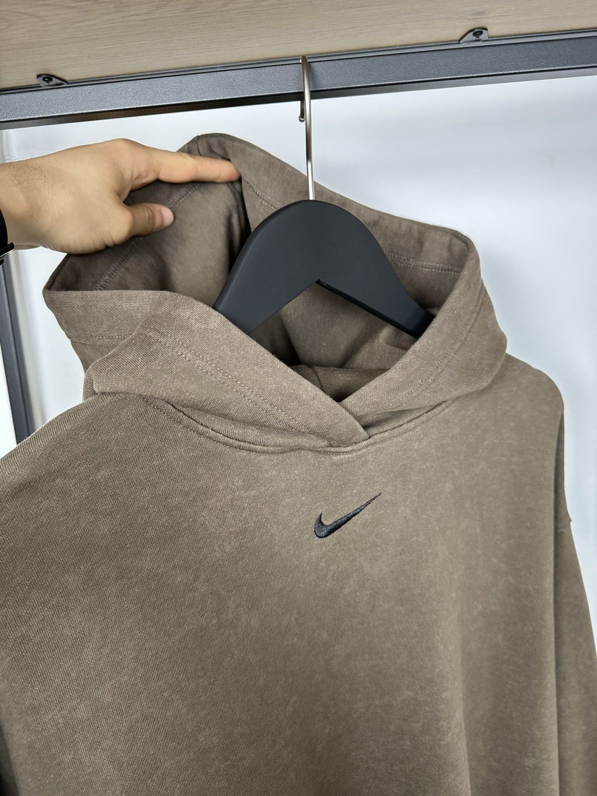 Nike Nike NSW Essential Washed Fleece Hoodie L Size Oversized Size US L / EU 52-54 / 3 - 10 Thumbnail