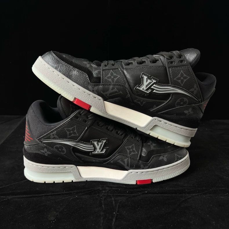 Louis Vuitton Louis Vuitton Trainer High Top Board Shoes Size US 9.5 / EU 42-43 - 4 Thumbnail