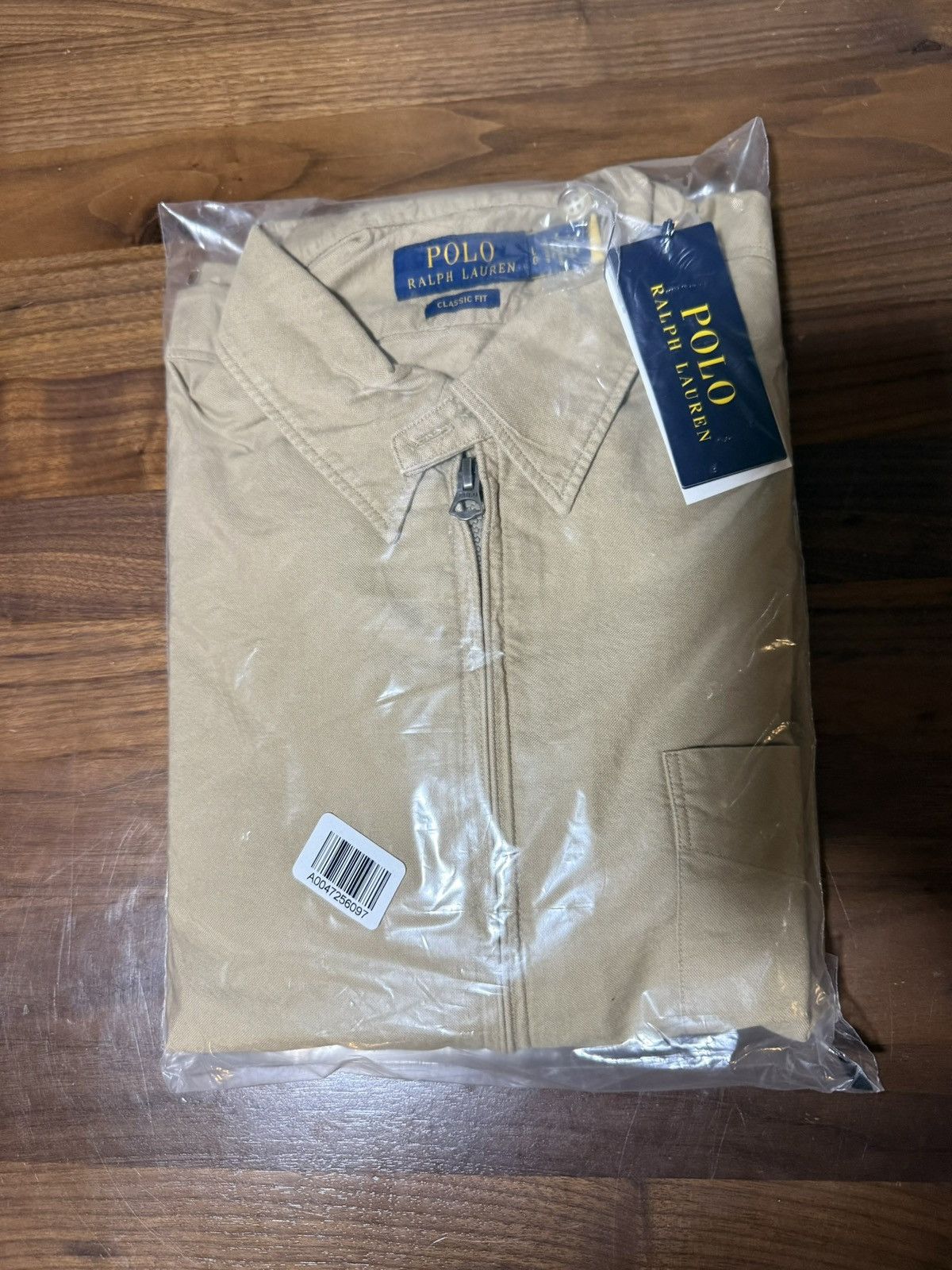 Polo Ralph Lauren Polo Ralph Lauren Garment-Dyed Oxford Overshirt Tan Sz Large Size US L / EU 52-54 / 3 - 6 Thumbnail