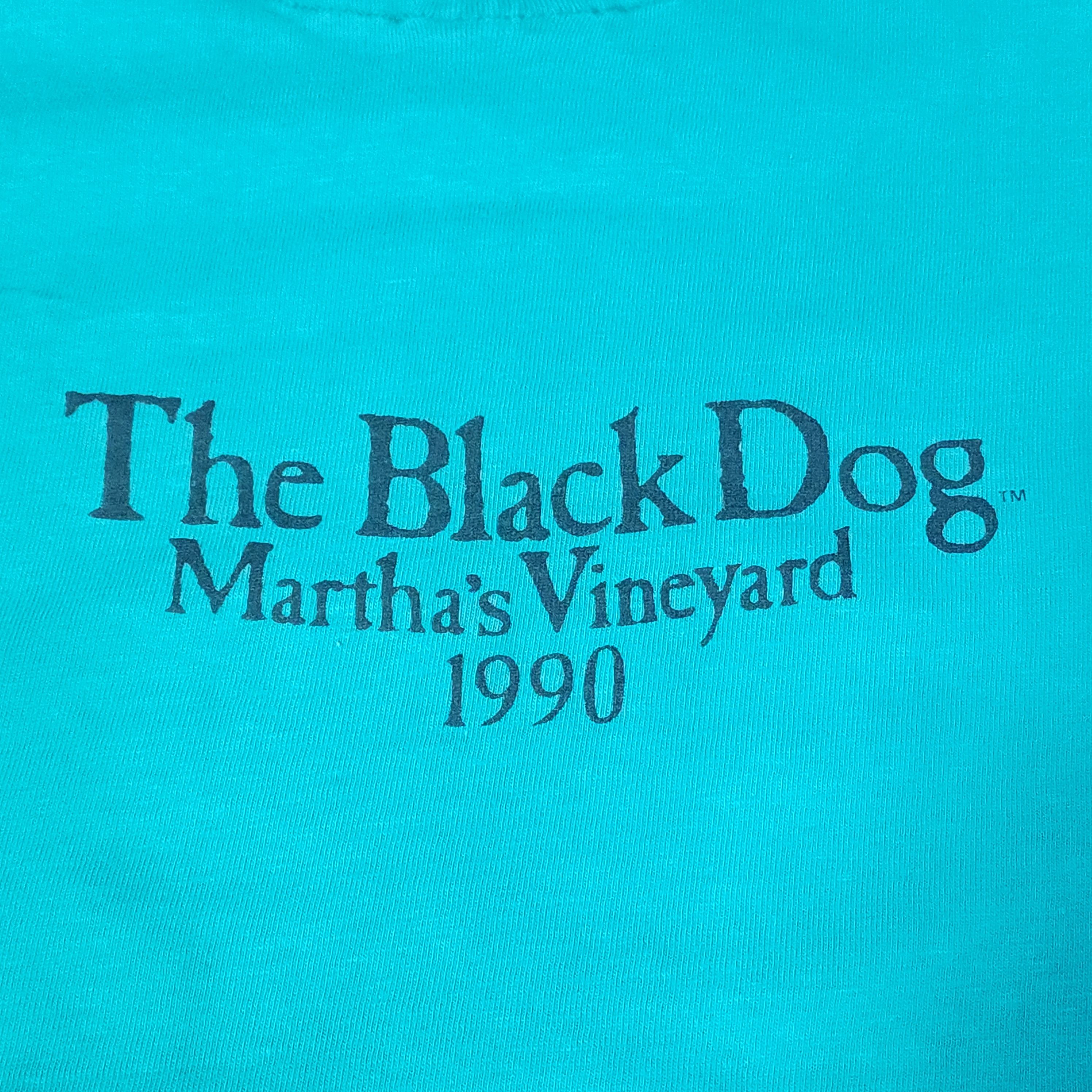 Vintage Vintage 1990 THE BLACK DOG MARTHA'S VINEYARDS Hanes Shirt Size US L / EU 52-54 / 3 - 3 Thumbnail