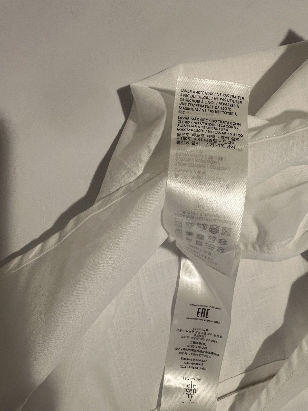 Eleventy Eleventy platinum cotton shirt. XL. $250 Size US XL / EU 56 / 4 - 10 Thumbnail