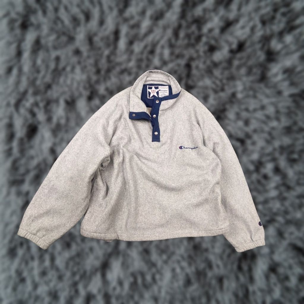 Champion VINTAGE Champion Olympic USA Pullover Sweatshirt Gray Fleece XL Men Size US XL / EU 56 / 4 - 1 Thumbnail