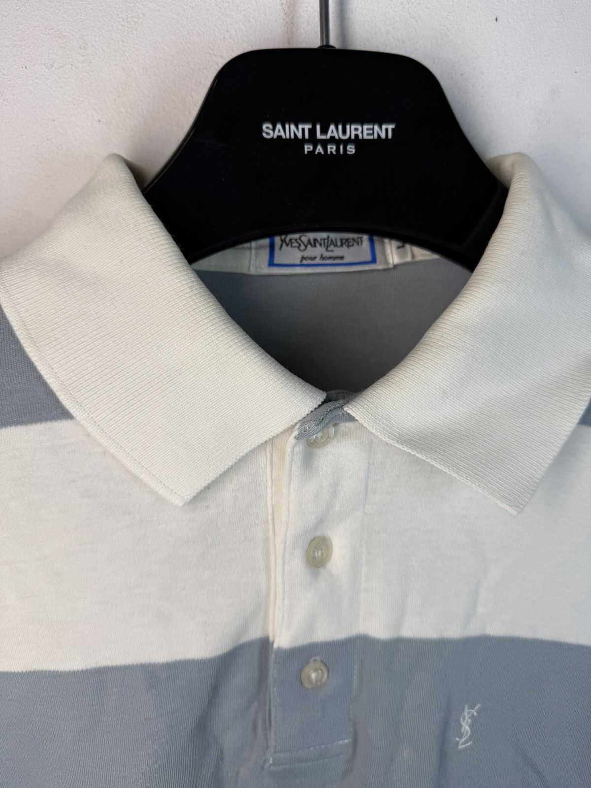 Yves Saint Laurent 90s YSL Polo Super Soft Button Up T-Shirt YSL Shirt Vintage Size US L / EU 52-54 / 3 - 6 Thumbnail