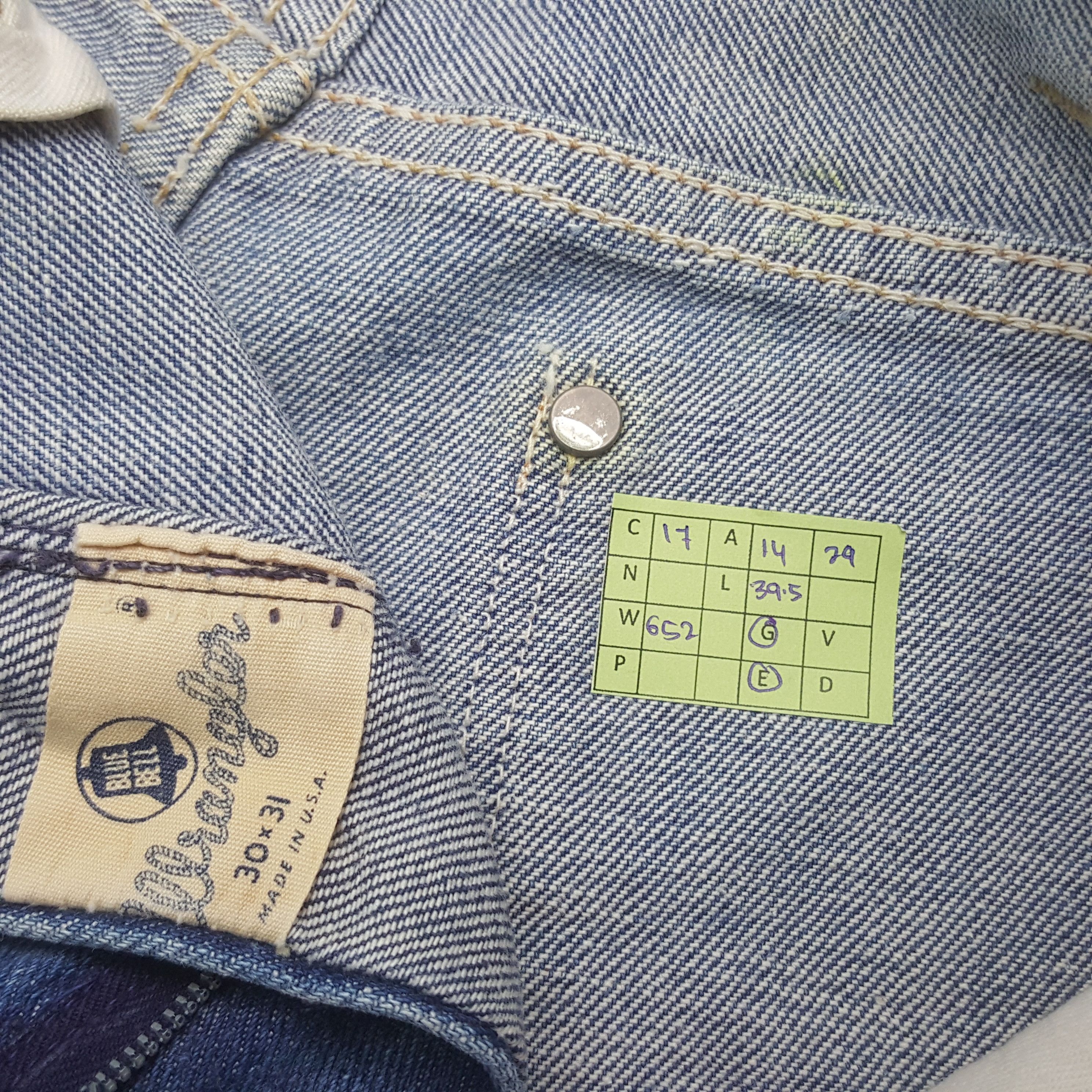 Wrangler Vintage Wrangler Blue Bell American Brand Denim Jeans RR17 Size US 28 / EU 44 - 8 Thumbnail