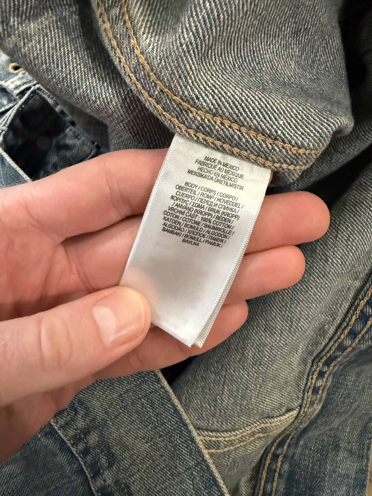 RRL Ralph Lauren Leeland Indigo Denim Trucker Jacket Size US XL / EU 56 / 4 - 5 Thumbnail