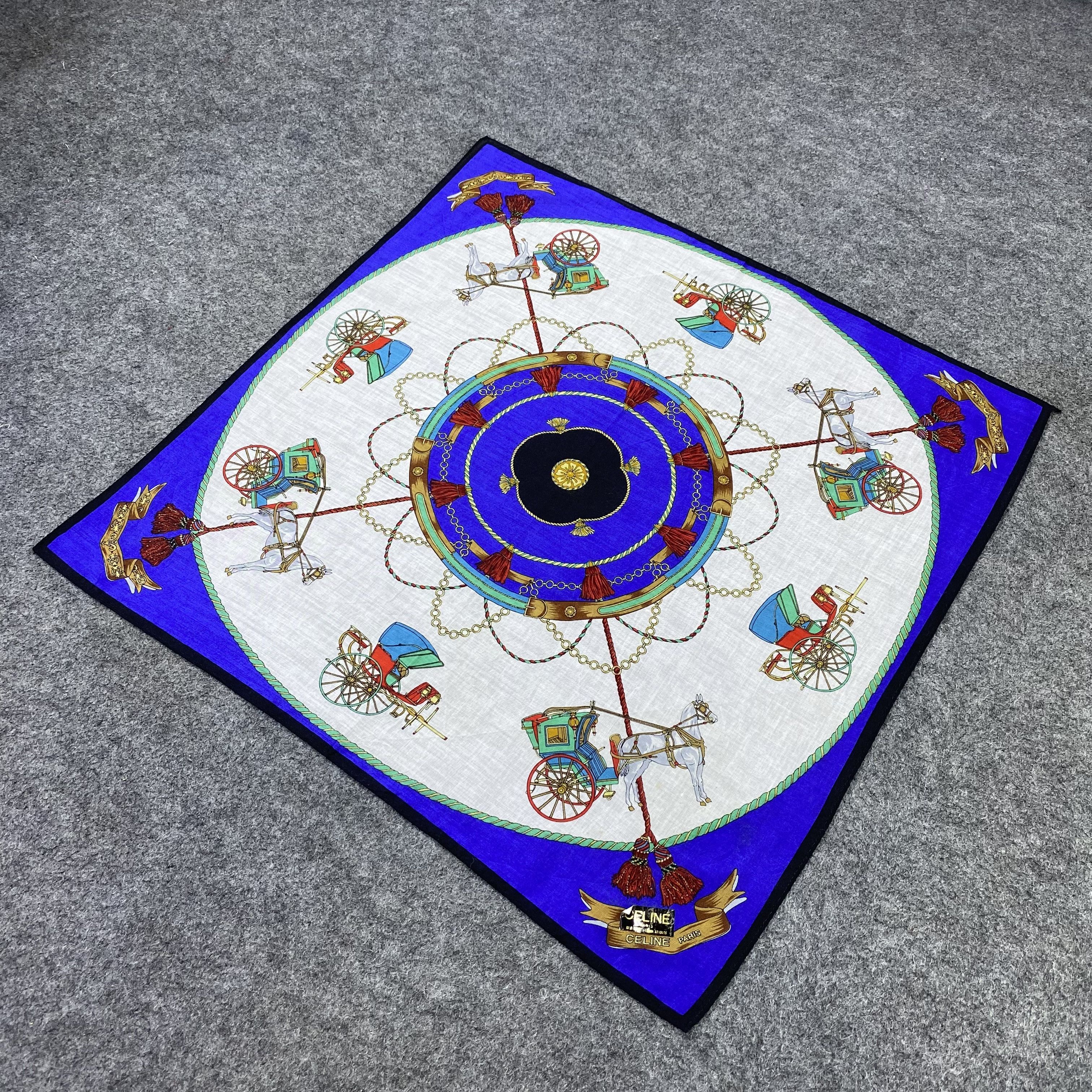 Celine Celine Handkerchief / Bandana / Neckerchief-B2217 Size ONE SIZE - 4 Thumbnail