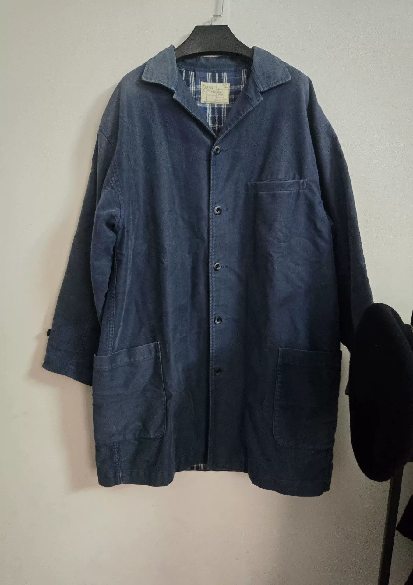 Porter Classic Porter Classic Moleskin Blue Dye Trench Coat Size US L / EU 52-54 / 3 - 1 Thumbnail