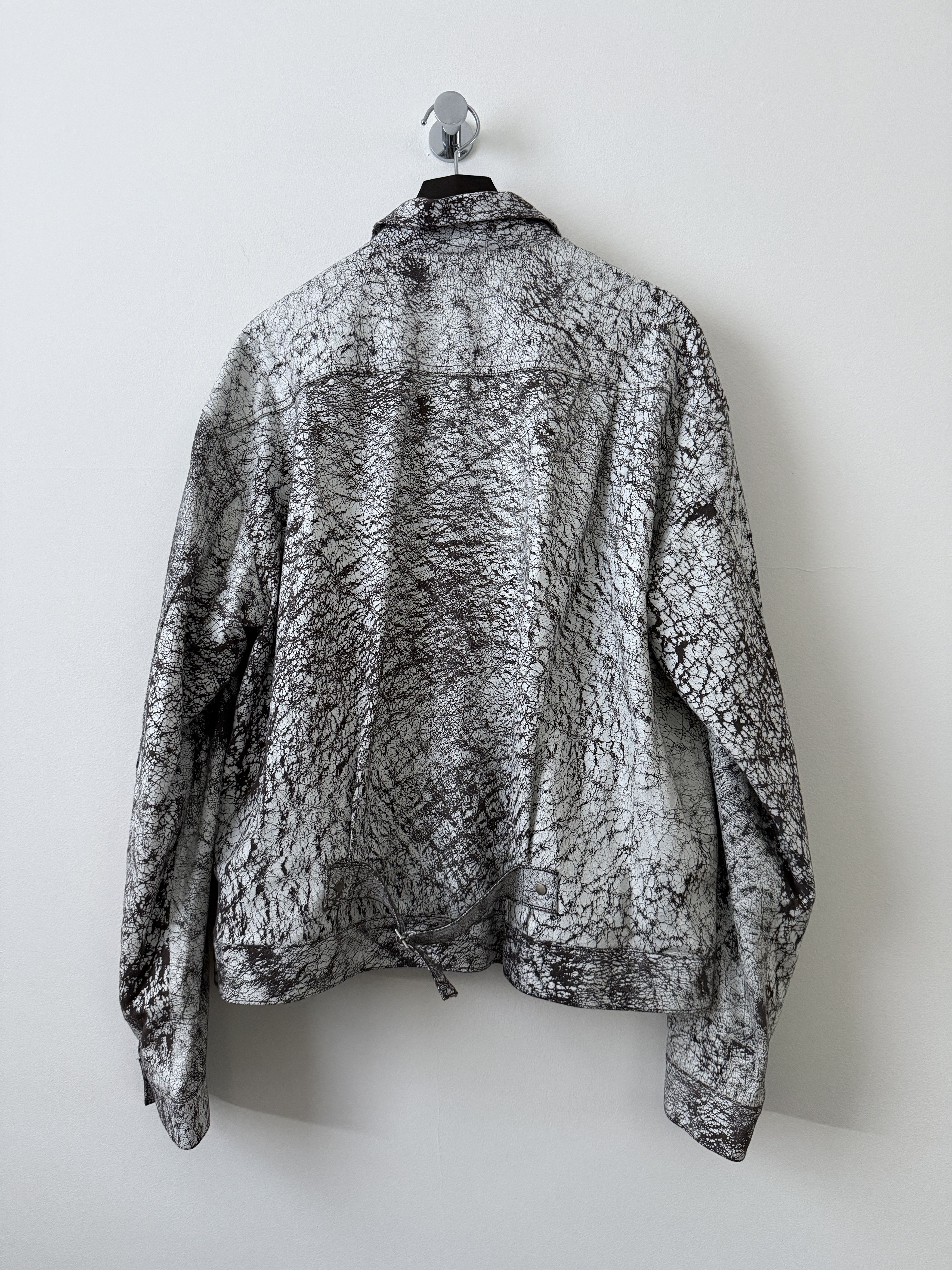 John Elliott Painted Type II Leather Thumper Jacket Size US XL / EU 56 / 4 - 3 Thumbnail