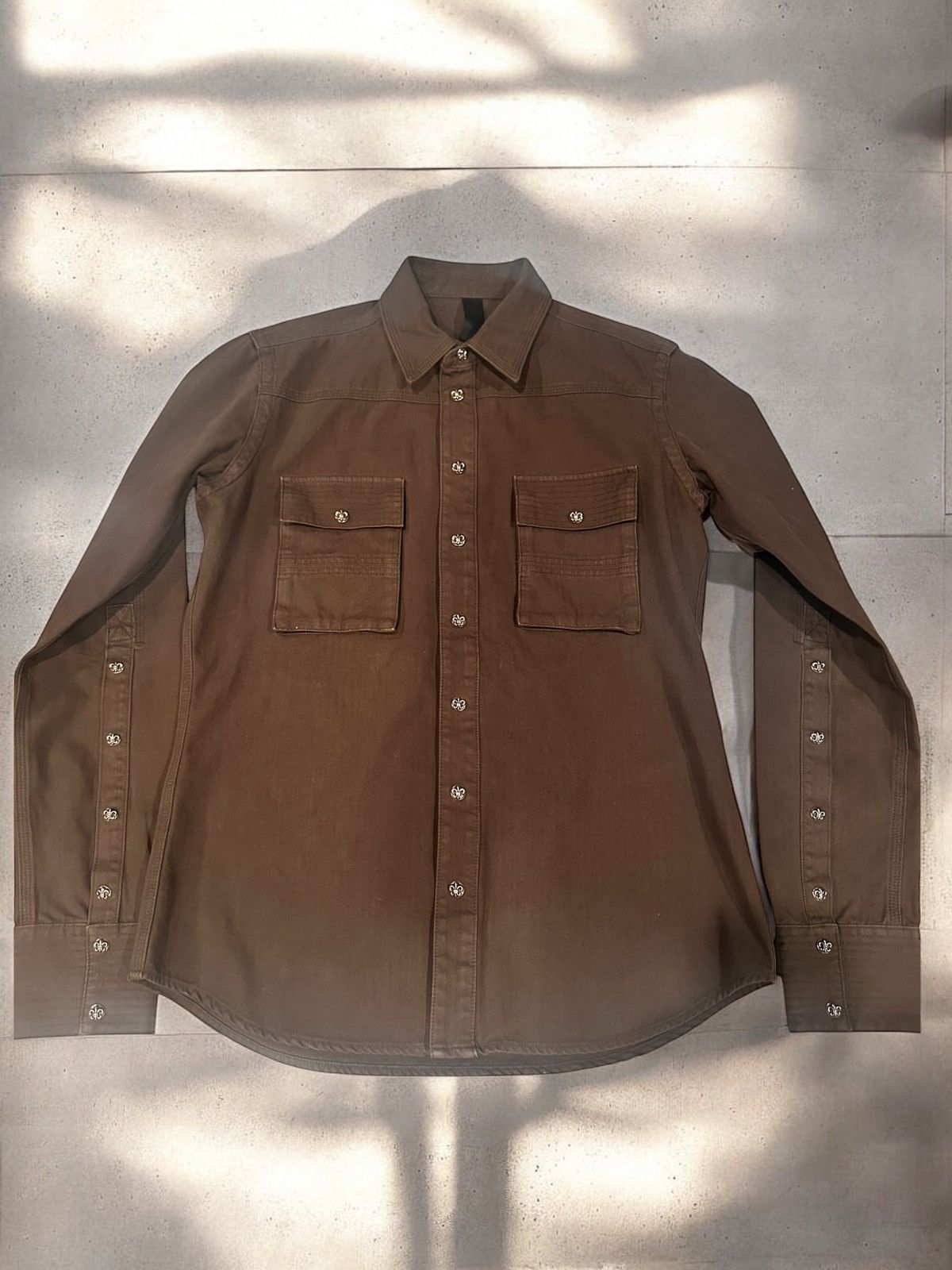 Chrome Hearts Chrome Hearts Fleur Patch Work Dog Jacket / Button Up Shirt Size US M / EU 48-50 / 2 - 3 Thumbnail