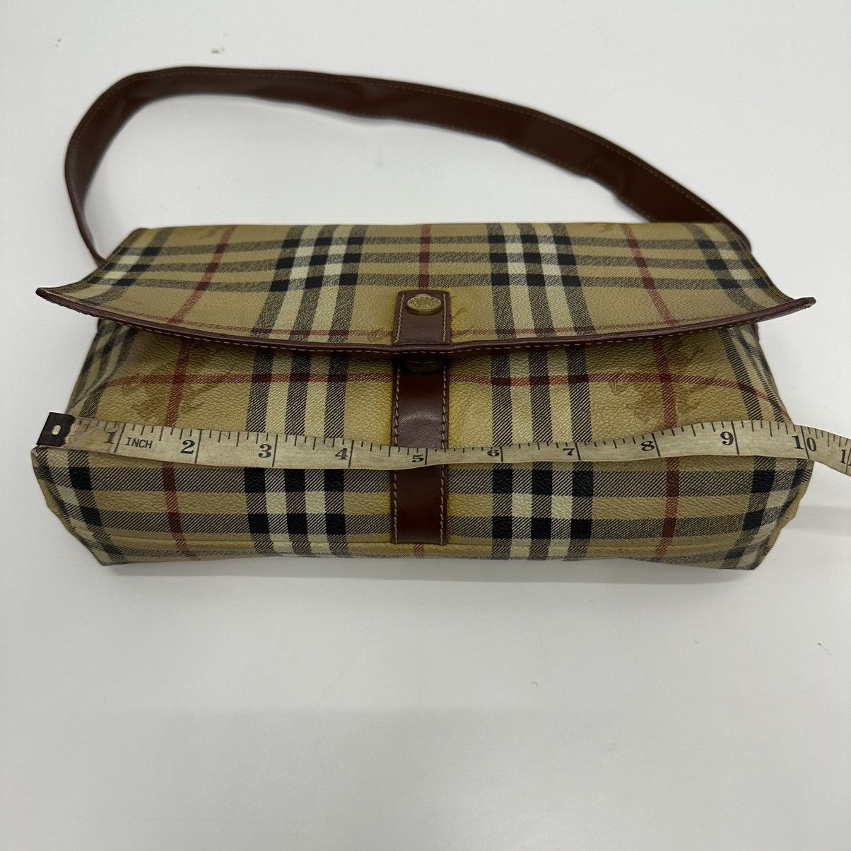 Burberry ‼️YES‼️ AUTHENTIC BURBERRY NOVA CHECK SHOULDER HANDBAG Size ONE SIZE - 13 Thumbnail