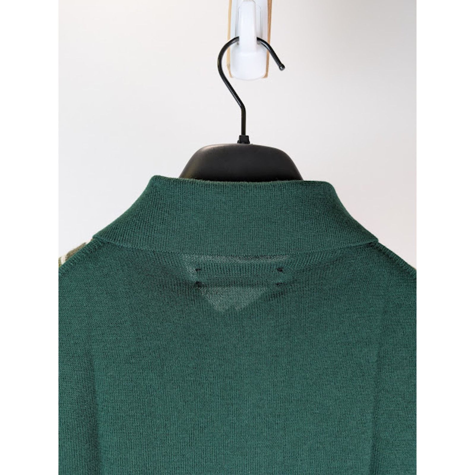 Amiri o1rshd1 Stack Stripe Short Sleeve Polo Shirt in Green Size US L / EU 52-54 / 3 - 15 Thumbnail