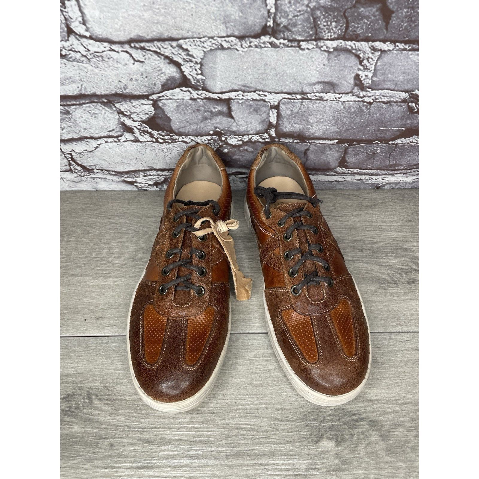 Bed Stu Bed Stu Muller Brown Leather Low Top Casual Lace Up Shoes Me Size US 8.5 / EU 41-42 - 18 Thumbnail