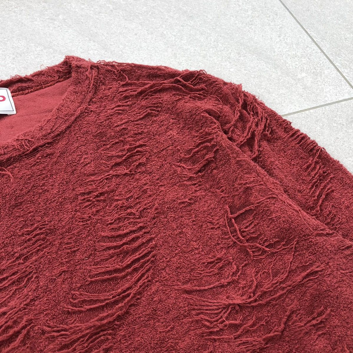 Japanese Brand Weirdo Towel shirt Distressed Long Sleeve Cotton Blend 🇯🇵 Size US L / EU 52-54 / 3 - 10 Thumbnail