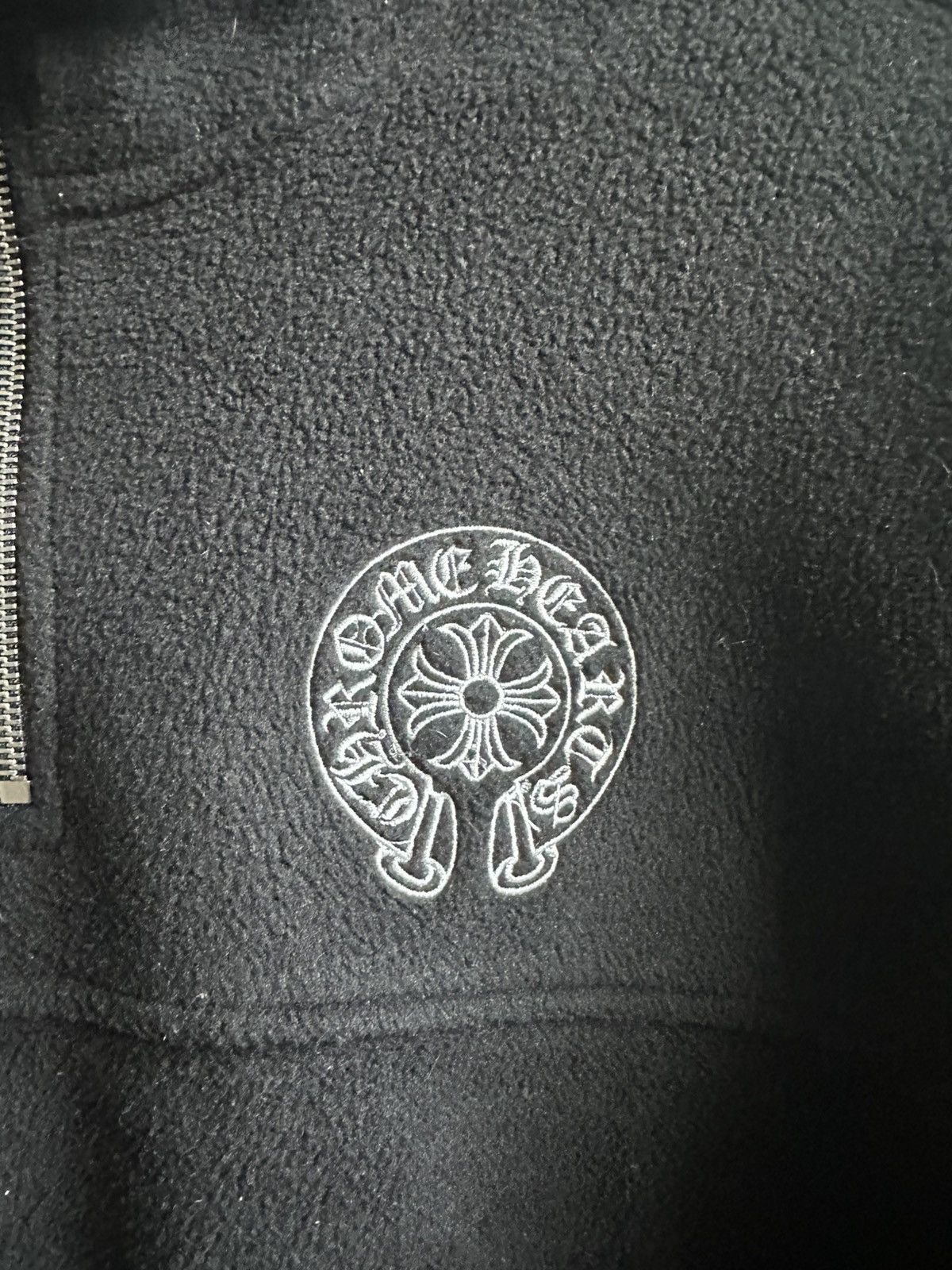 Chrome Hearts Fleece Chrome Heart Quarter Zip Size US L / EU 52-54 / 3 - 2 Thumbnail