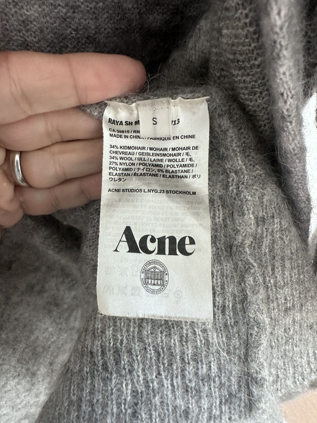 Acne Studios Acne Studios Mohair Long Cardigan Sweater - Size S Size S / US 4 / IT 40 - 5 Thumbnail