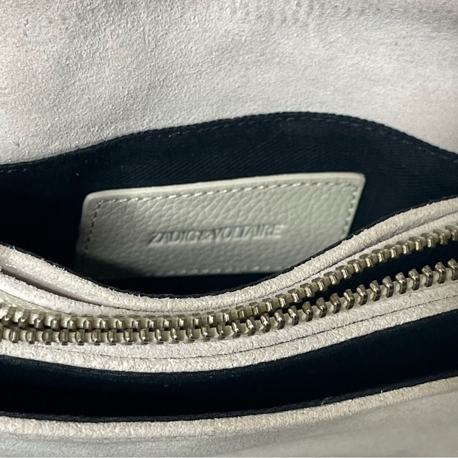 Zadig & Voltaire Zadig & Voltaire Rock Nano Novel Bag Flash stone washed whit Size ONE SIZE - 10 Thumbnail
