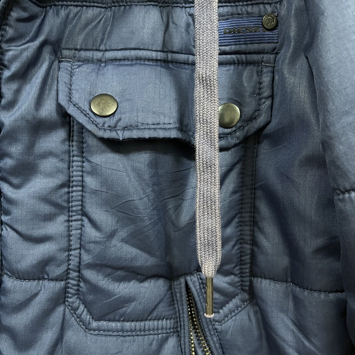 Diesel Diesel Black Puffer Hooded Jacket Size US M / EU 48-50 / 2 - 10 Thumbnail