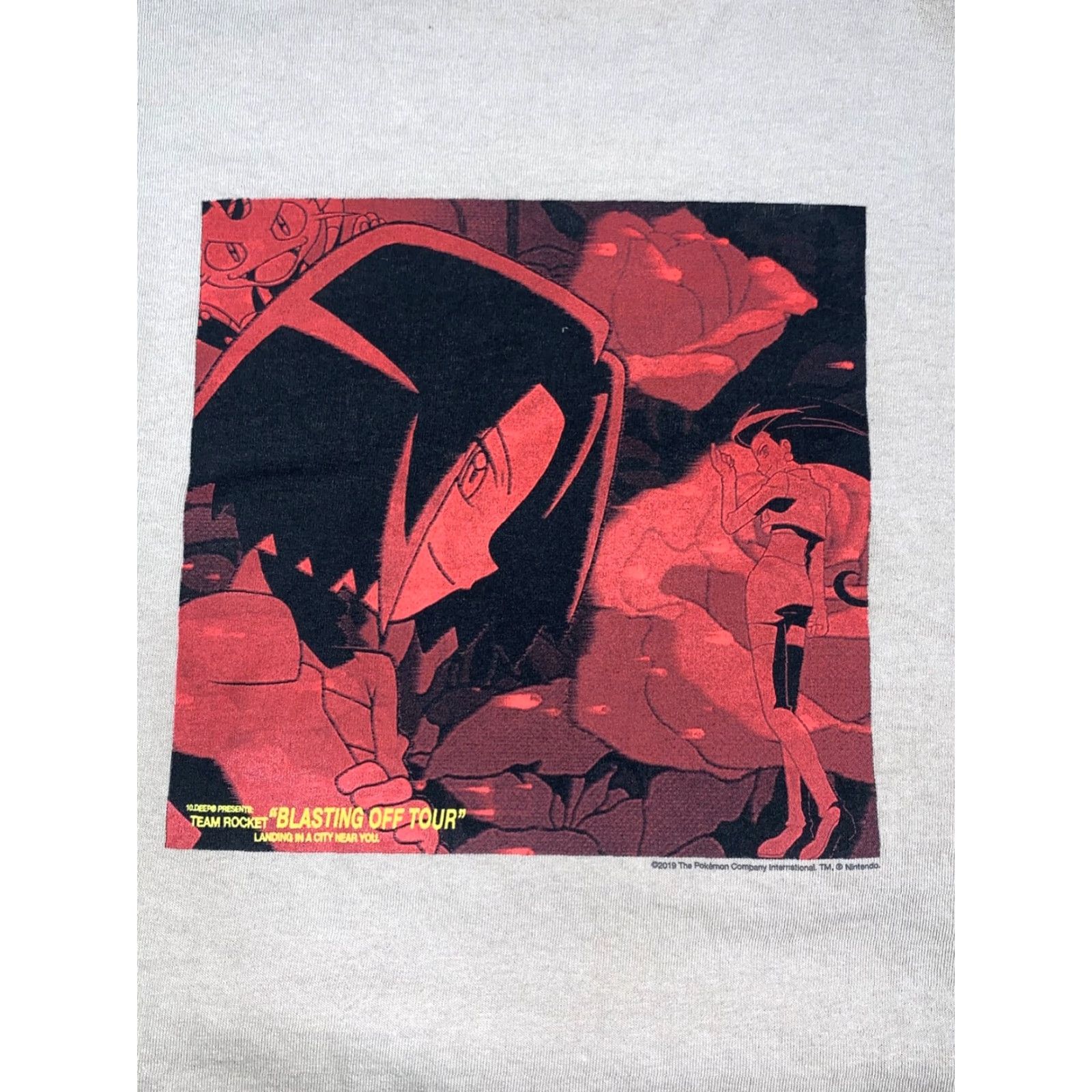 Vintage VINTAGE 10.Deep x Pokemon Team Rocket Blasting Off Tour Shirt Men M Beige 2018 12748 Size US M / EU 48-50 / 2 - 3 Thumbnail