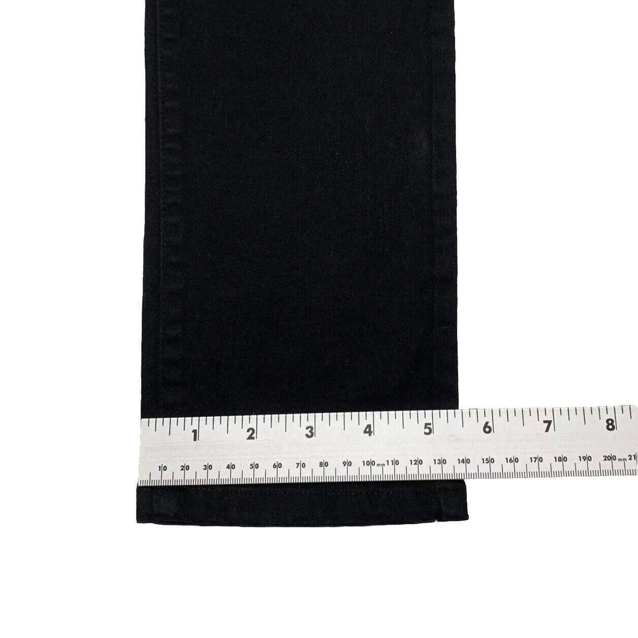 Uniqlo Uniqlo Black Skinny Jeans 27x26.75 Mid Rise Denim Size US 27 - 9 Thumbnail
