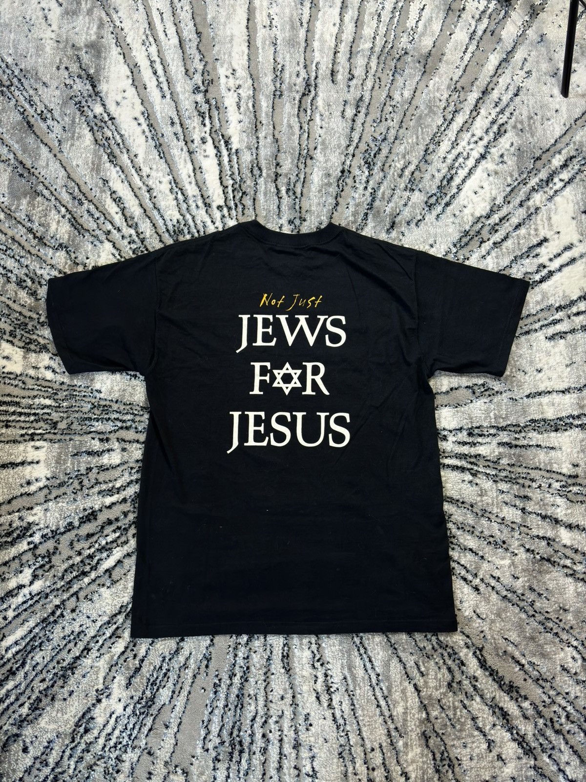 Vintage Vintage 90s Jews For Jesus Tee Religion USA Streetwear War Size US L / EU 52-54 / 3 - 3 Thumbnail